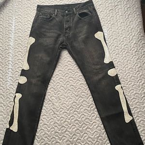 MNML Black Skeleton Denim 31”